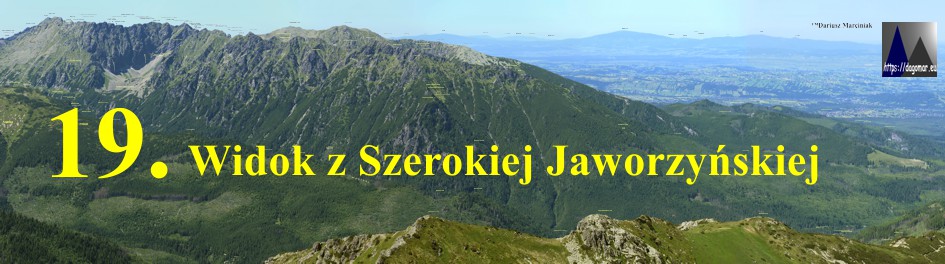 widok z Szerokiej Jaworzyńskiej